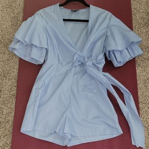Blue Size 2(US) Topshop Romper